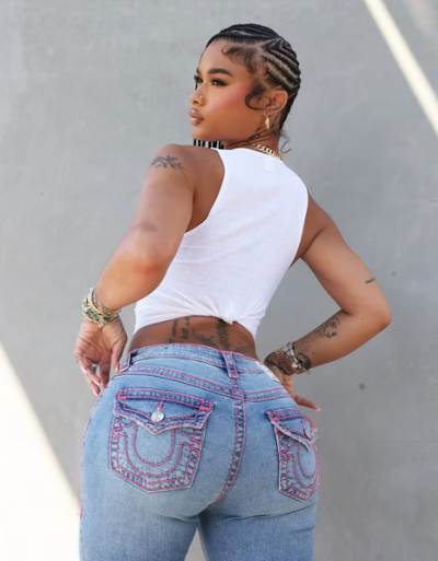 Women Retro Jeans