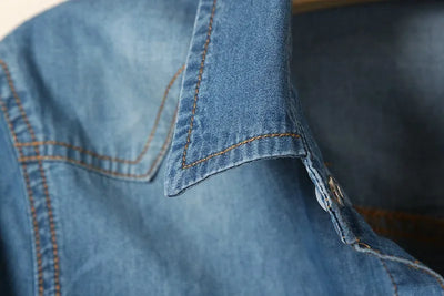 Women Denim Crop Top