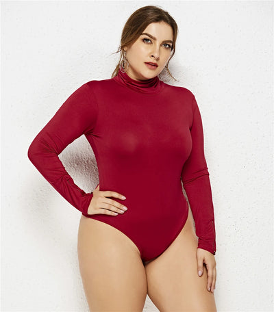 Women Turtleneck Bodysuit