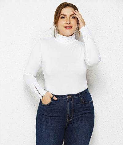 Women Turtleneck Bodysuit