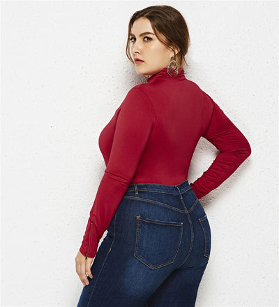 Women Turtleneck Bodysuit