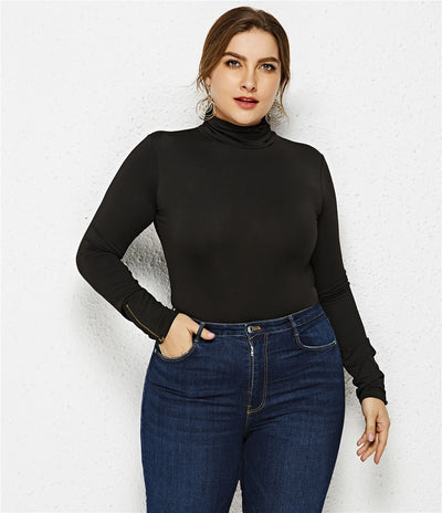 Women Turtleneck Bodysuit