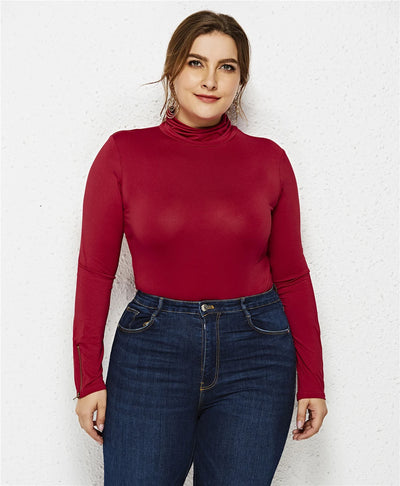Women Turtleneck Bodysuit