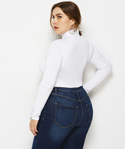 Women Turtleneck Bodysuit