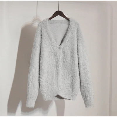 Women Mink Cardigan