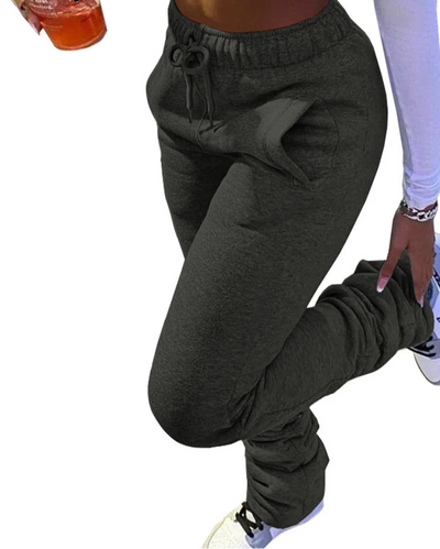 Women Stacked Sweatpants
