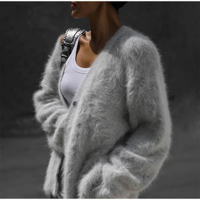 Women Mink Cardigan