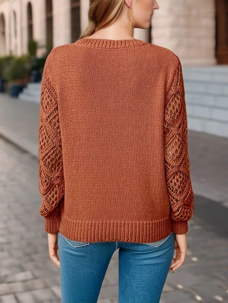 Women V Neck Sweater