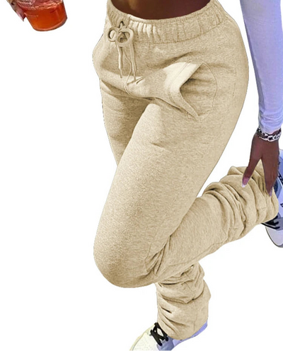 Women Stacked Sweatpants