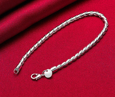 925 Snake Link Bracelet