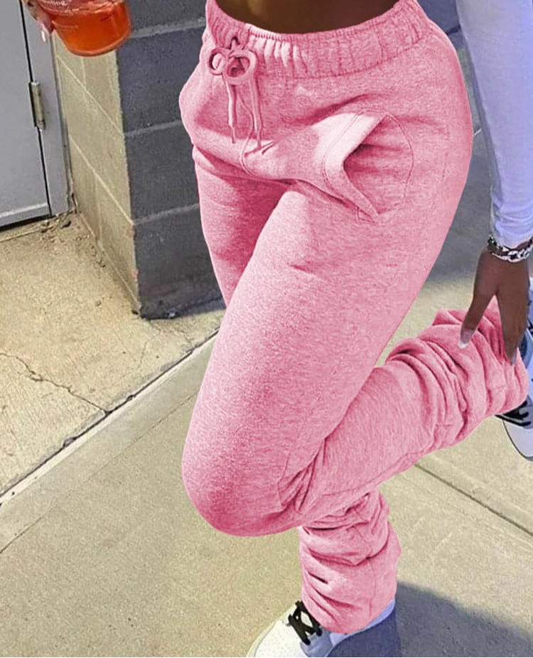 Women Stacked Sweatpants