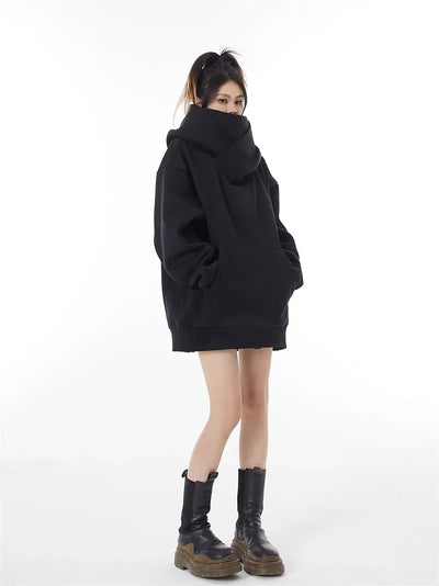 Women Turtleneck Hoodie