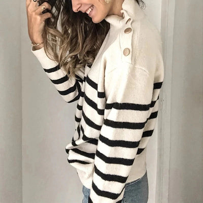 Women Striped Sweater