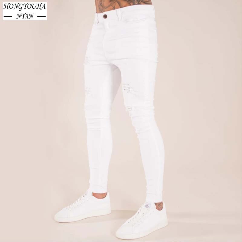 Men Patchwork Jeans