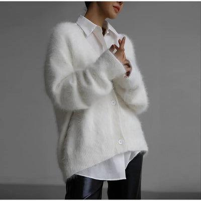 Women Mink Cardigan