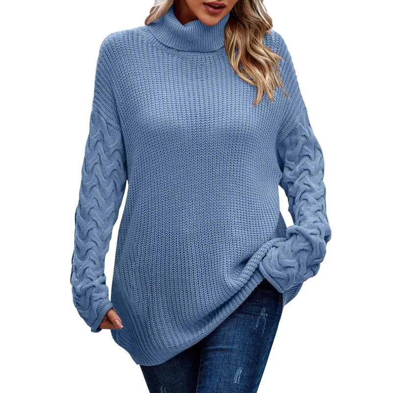 Women Knitted Turtleneck