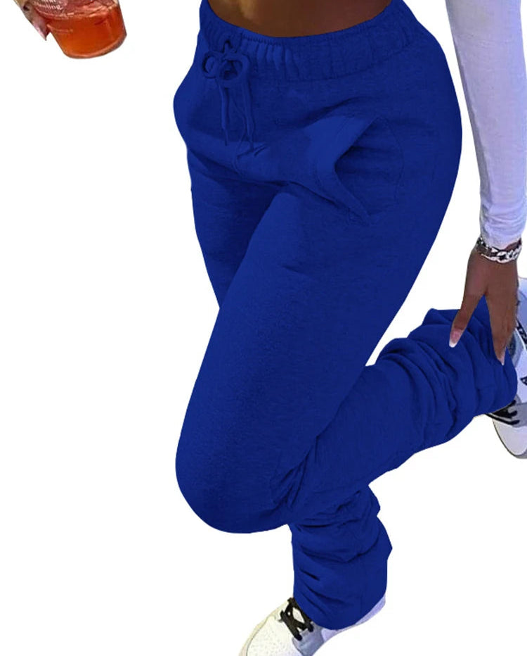Women Stacked Sweatpants