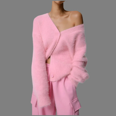 Women Mink Cardigan