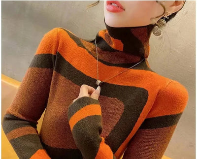 Women Woolen Turtleneck