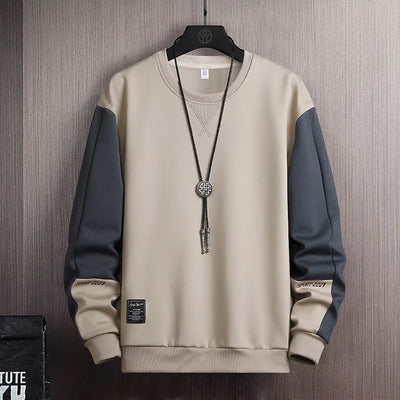 Men Patchwork Sweatshirt