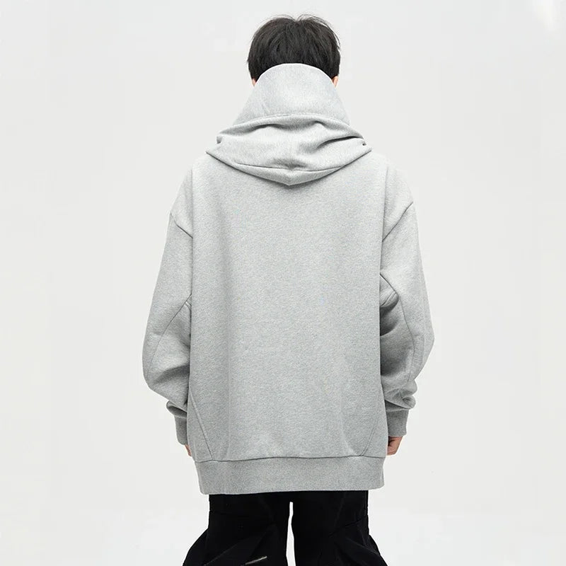 スーパーオーシャン　5/1 Turtleneck Hoodie グレーL Men Turtleneck Hoodie – Haute for the Culture