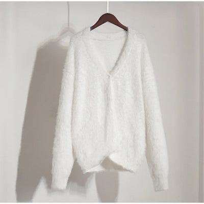 Women Mink Cardigan