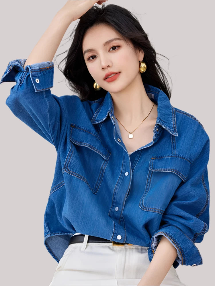 Women Denim Blouse