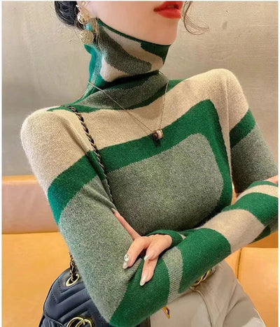 Women Woolen Turtleneck