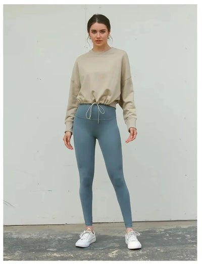 Women Drawstring Sweatshirt