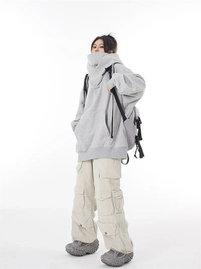 Women Turtleneck Hoodie