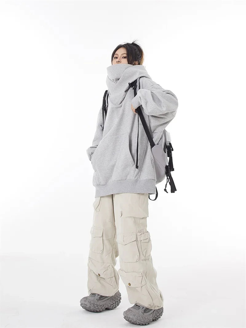 Women Turtleneck Hoodie