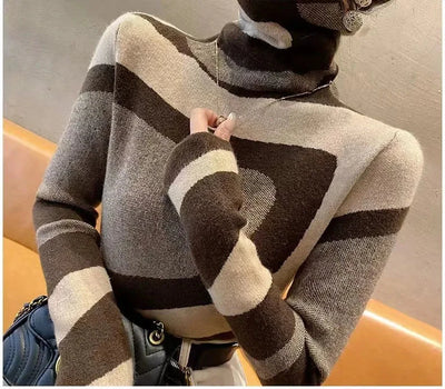 Women Woolen Turtleneck