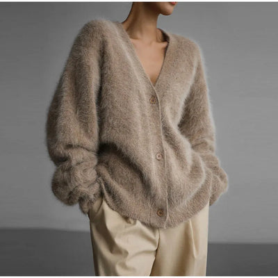 Women Mink Cardigan