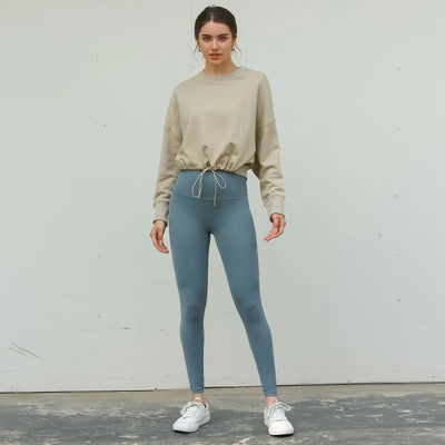 Women Drawstring Sweatshirt
