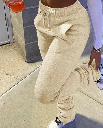 Women Stacked Sweatpants