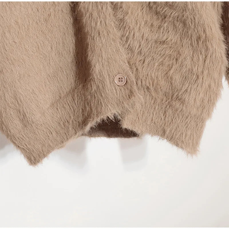 Women Mink Cardigan