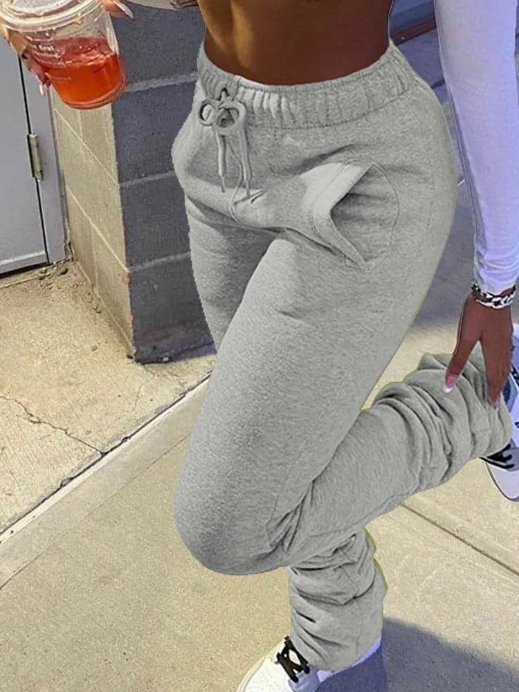 Women Stacked Sweatpants