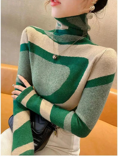 Women Woolen Turtleneck