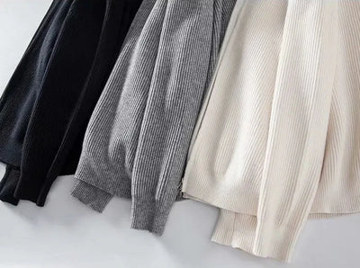 Men Ribbed Cardigan