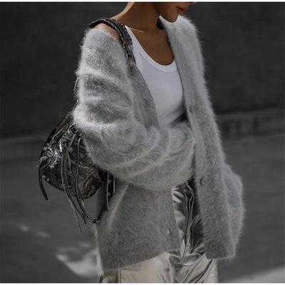 Women Mink Cardigan