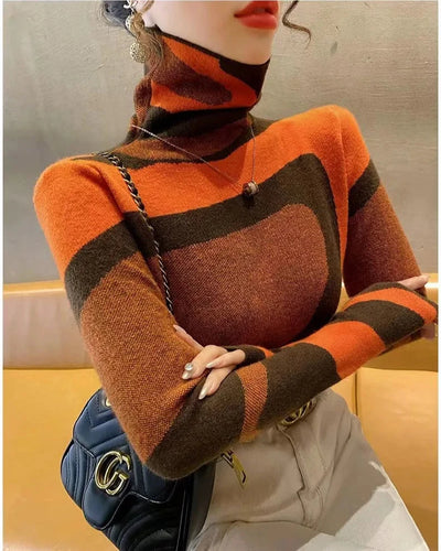 Women Woolen Turtleneck