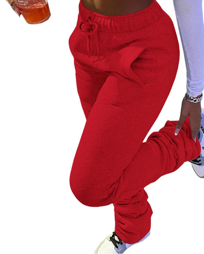 Women Stacked Sweatpants