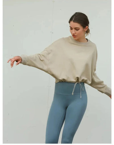 Women Drawstring Sweatshirt