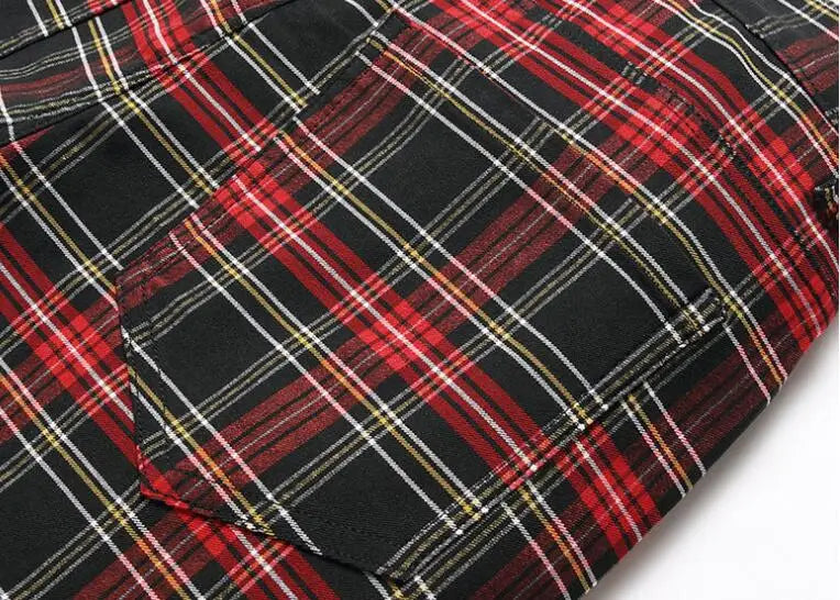 Men Plaid Pants