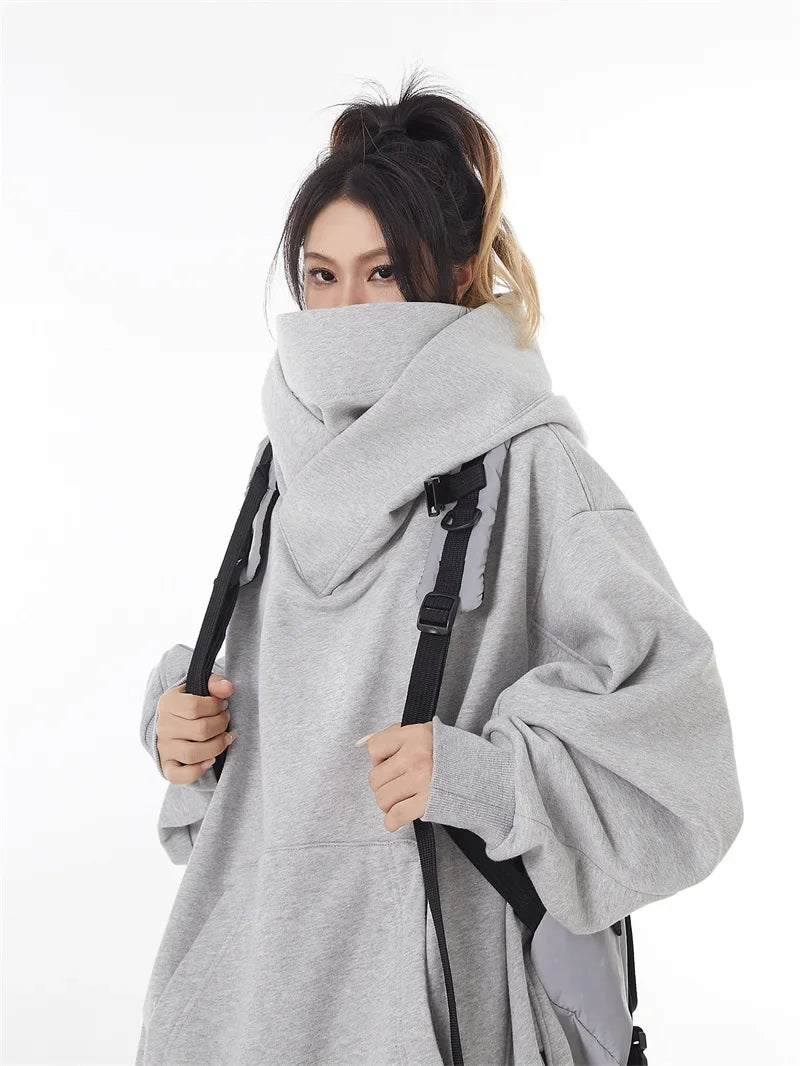 Women Turtleneck Hoodie