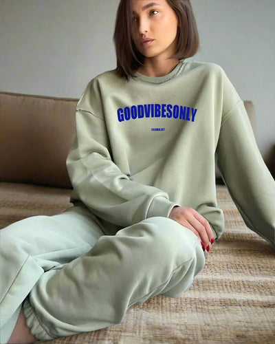 Women Good Vibes Sweatshirt