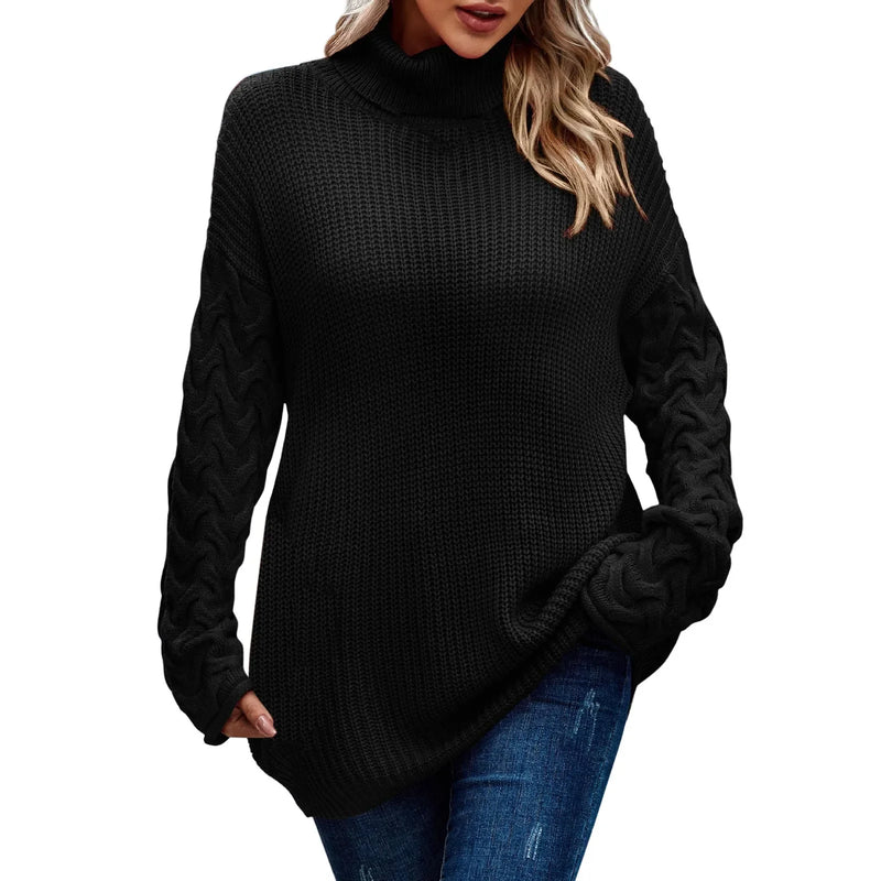Women Knitted Turtleneck