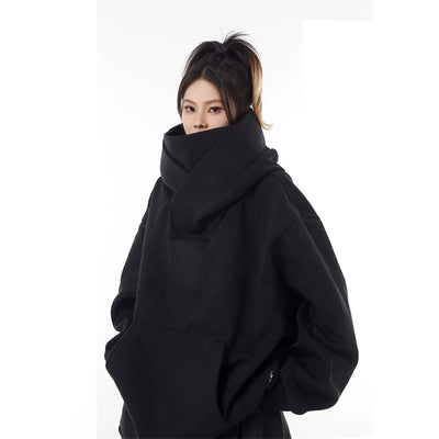Women Turtleneck Hoodie