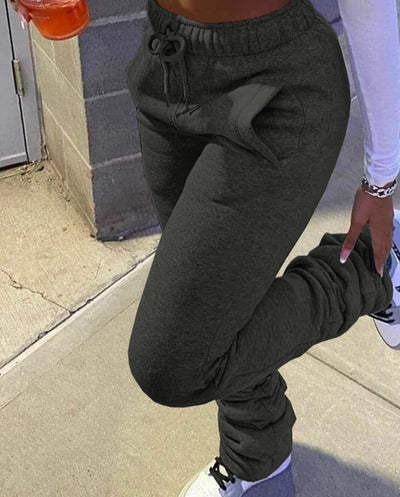 Women Stacked Sweatpants