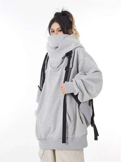 Women Turtleneck Hoodie